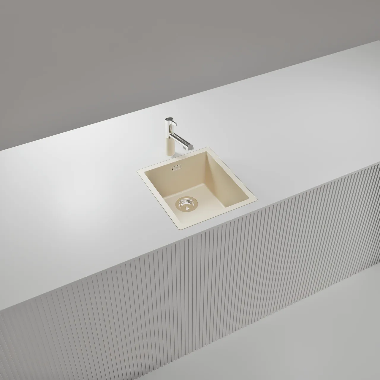 Obrázek Dřez KAIA N-100S Magnolia do roviny