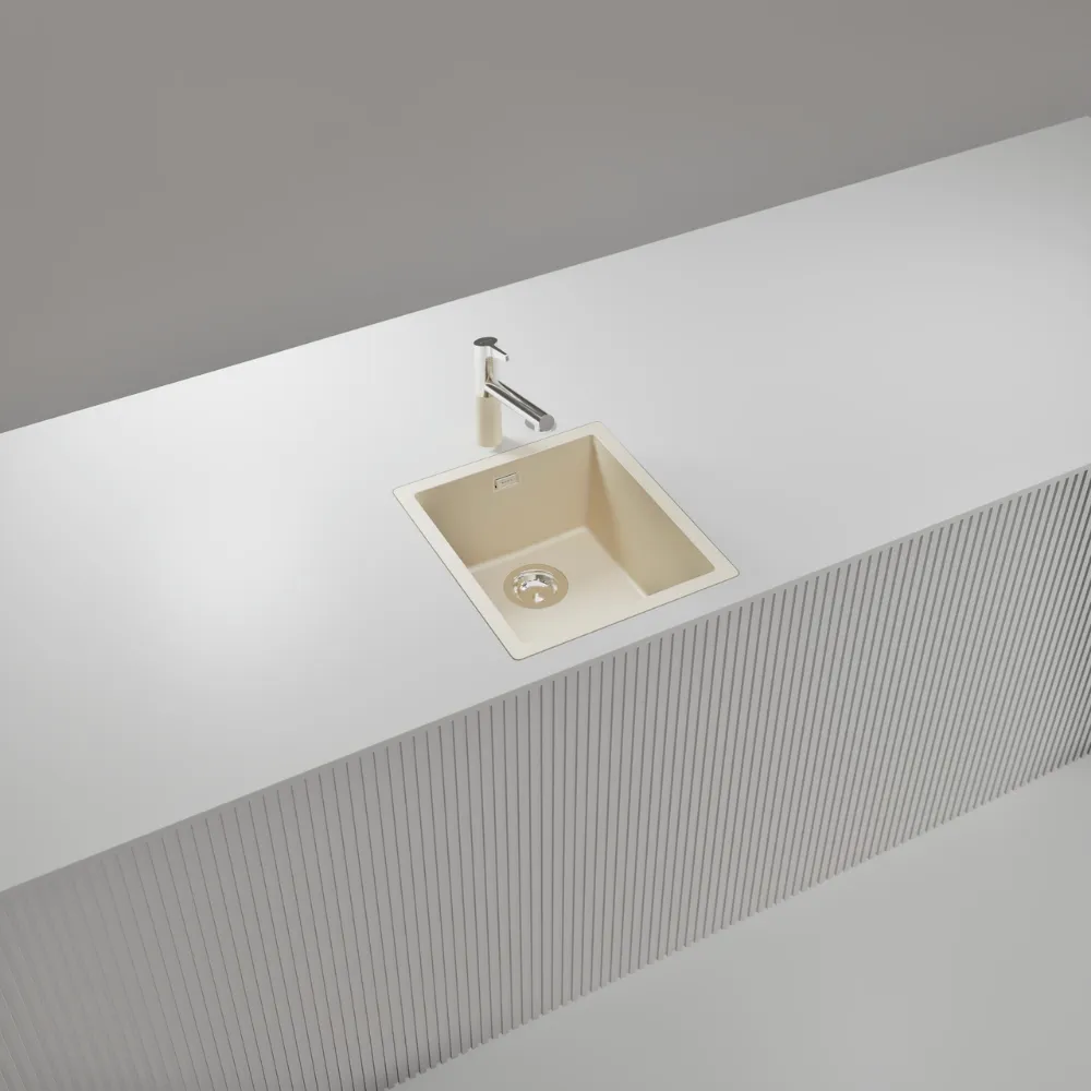 Obrázek Dřez KAIA N-100S Magnolia do roviny