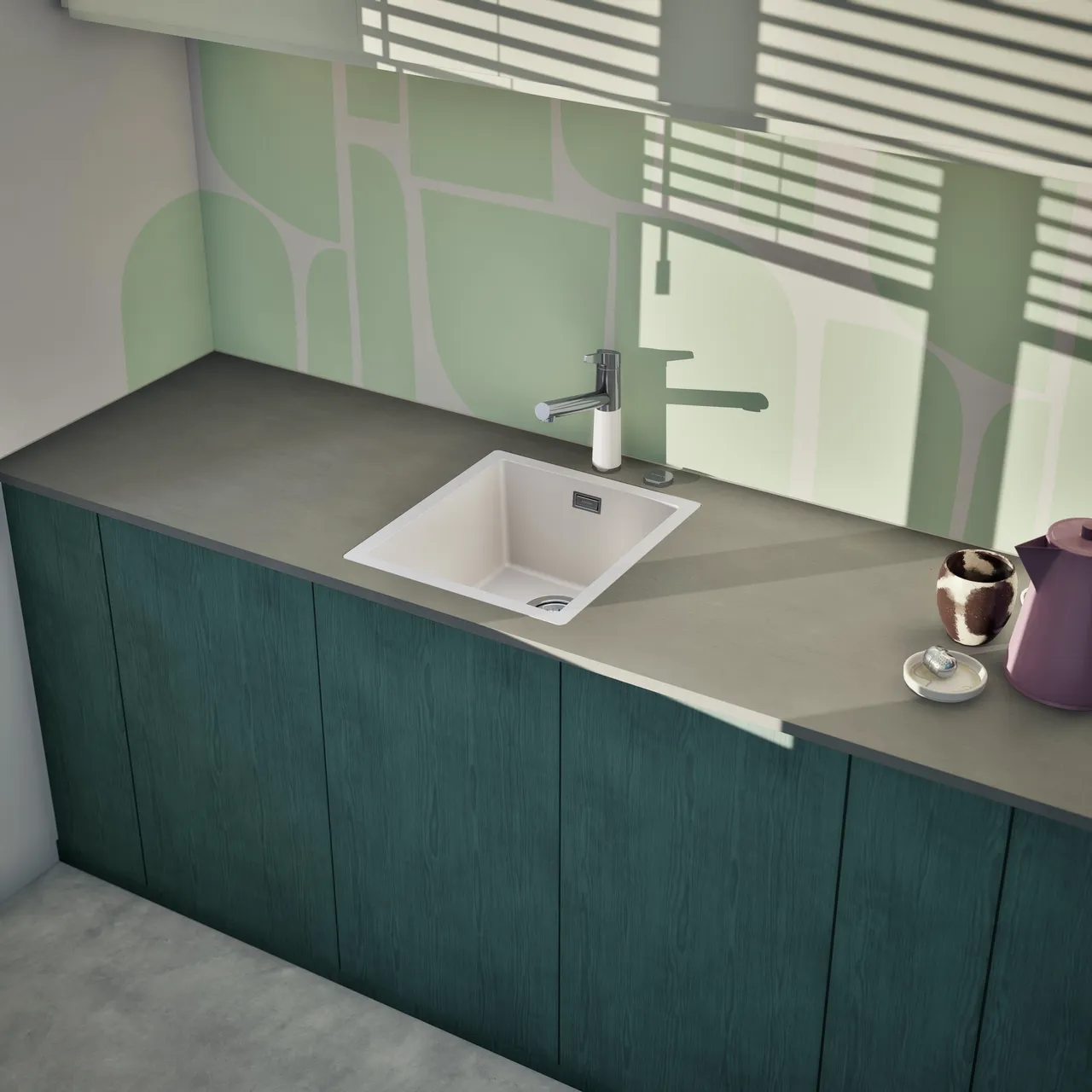 Obrázek Dřez KAIA N-100S Polaris do roviny