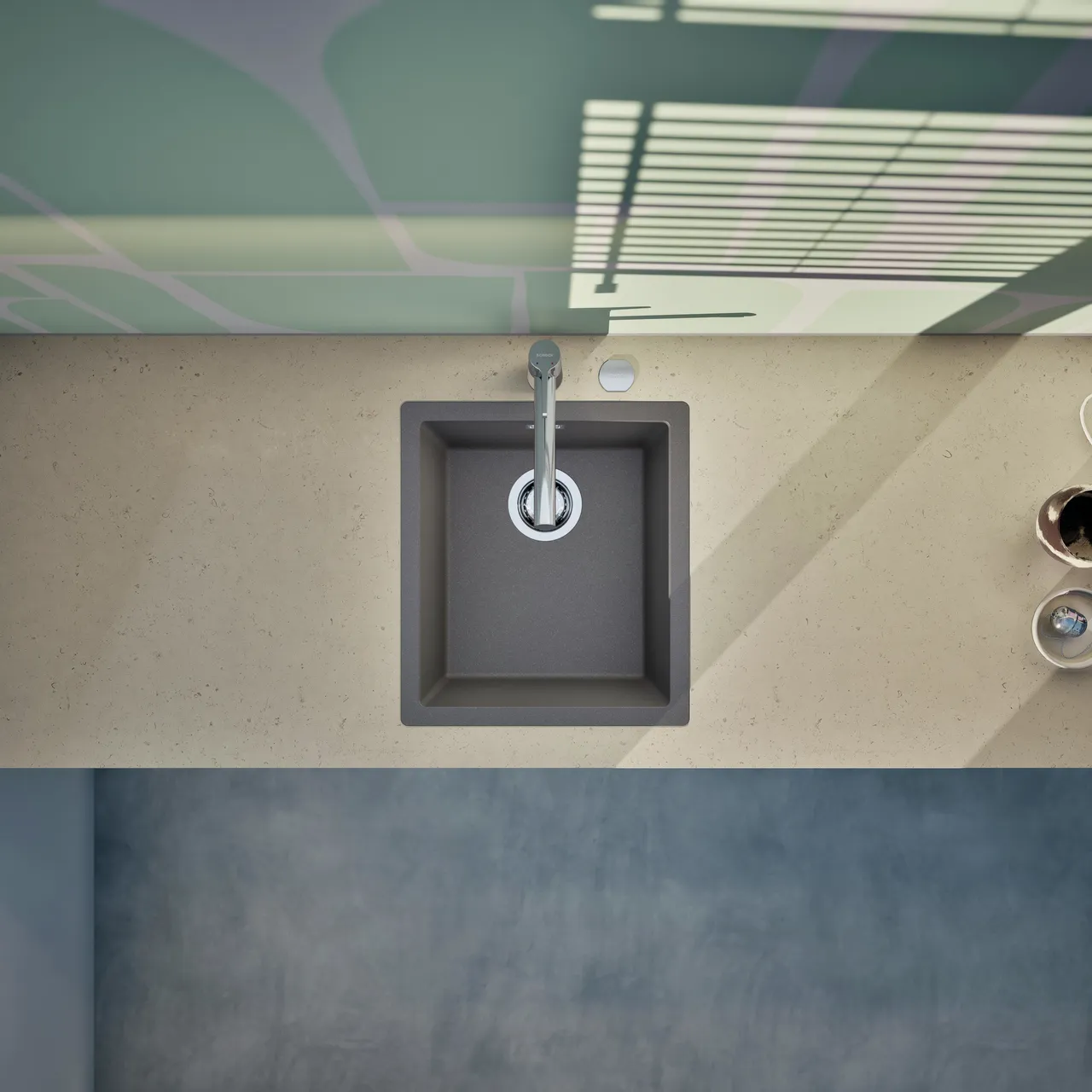 Obrázek Dřez KAIA N-100S Silverstone do roviny