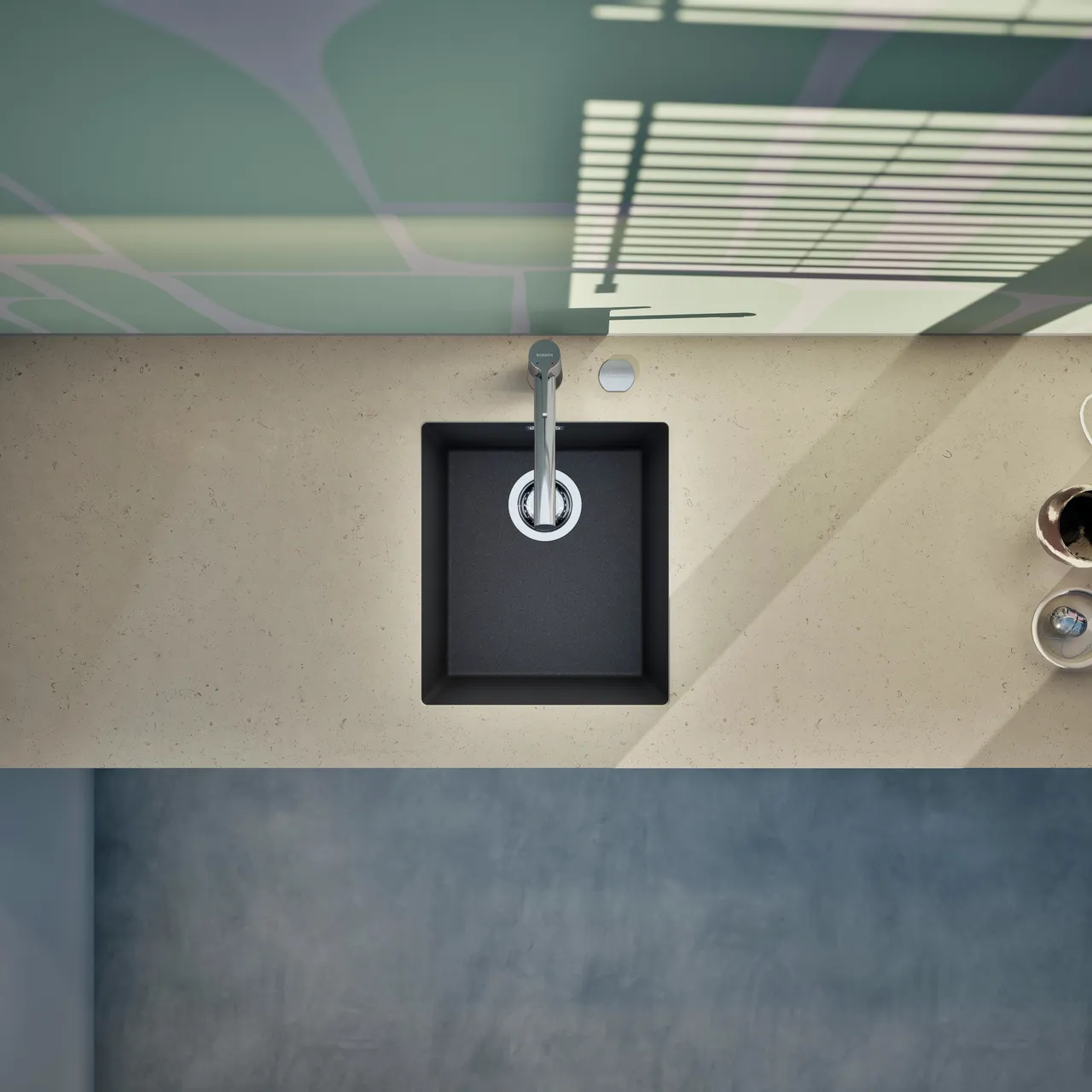 Obrázek Dřez KAIA N-100S Stone spodní uložení