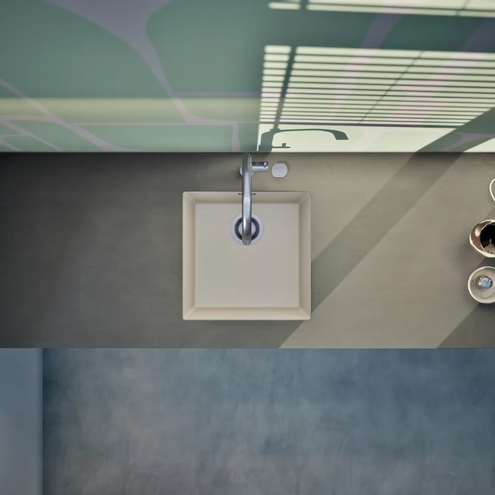 Obrázek Dřez KAIA N-100 Magnolia spodní uložení