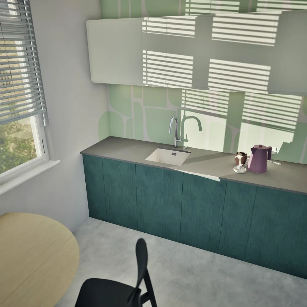 Obrázek Dřez KAIA N-100 Magnolia spodní uložení