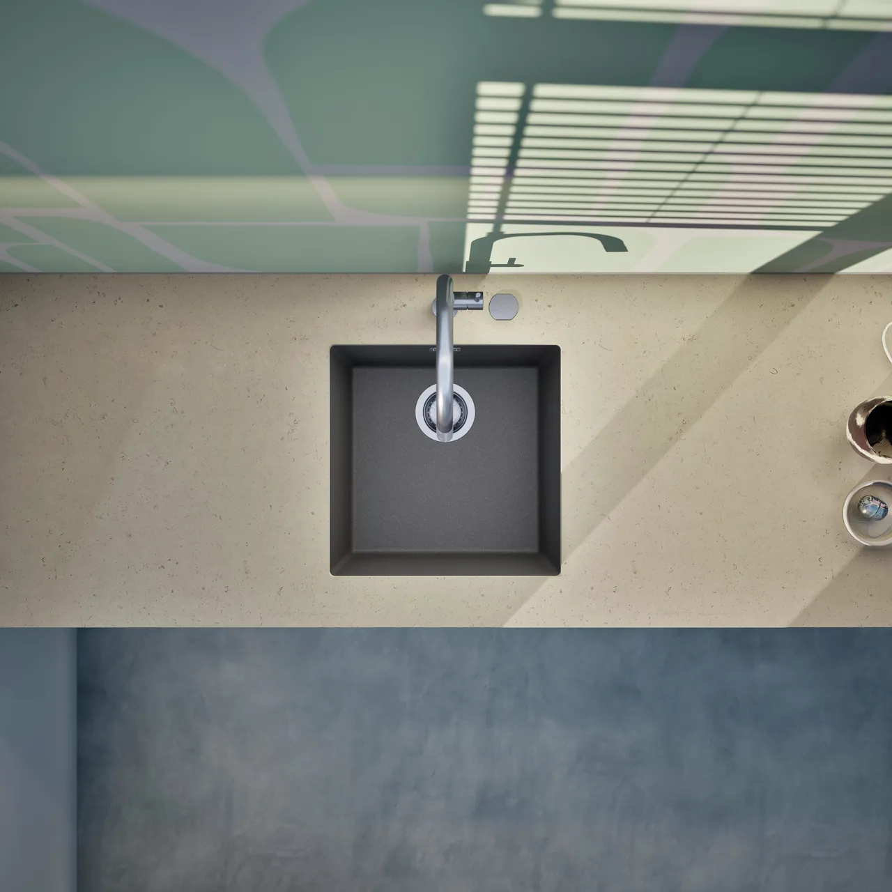 Obrázek Dřez KAIA N-100 Stone spodní uložení