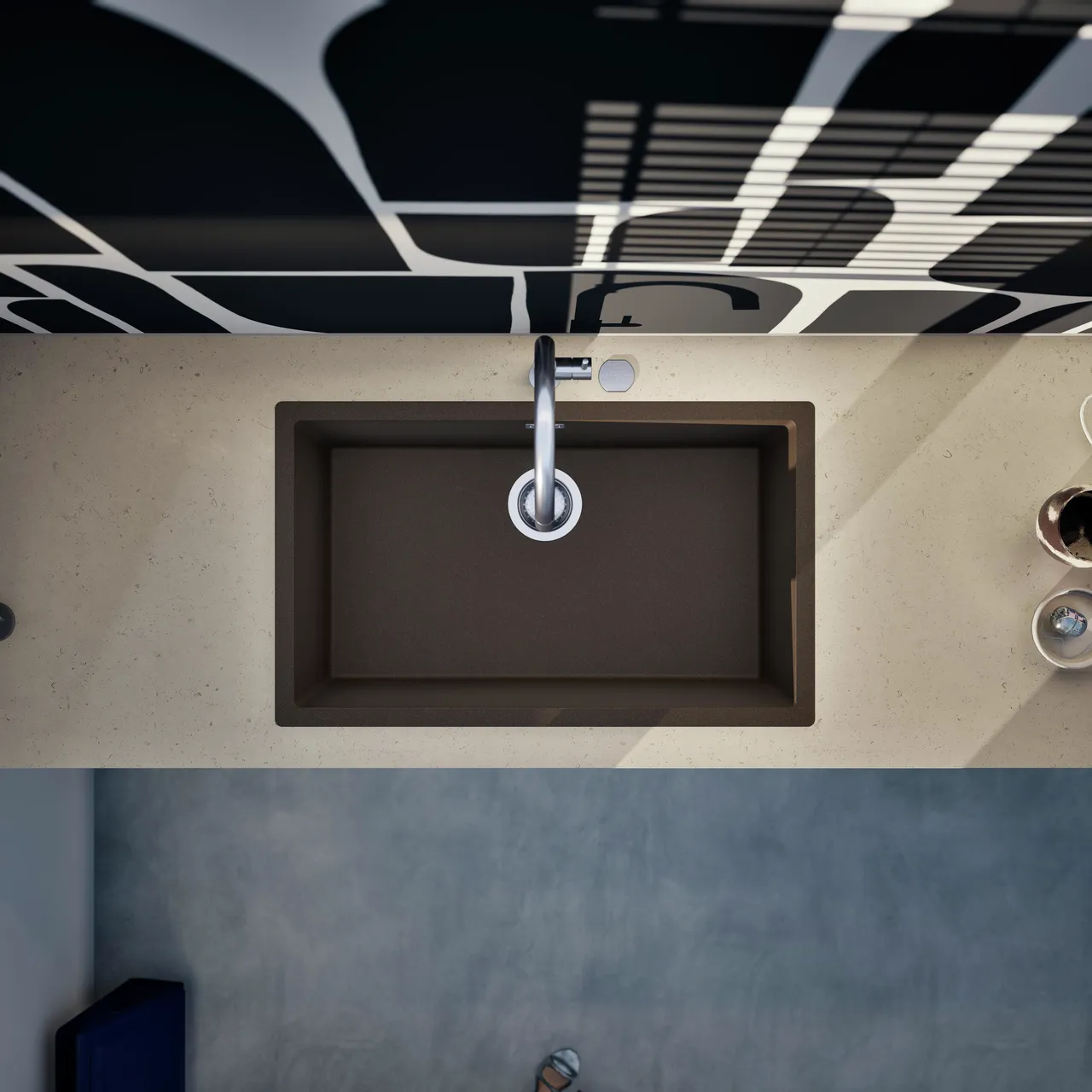 Obrázek Dřez KAIA N-100XL Bronze horní uložení