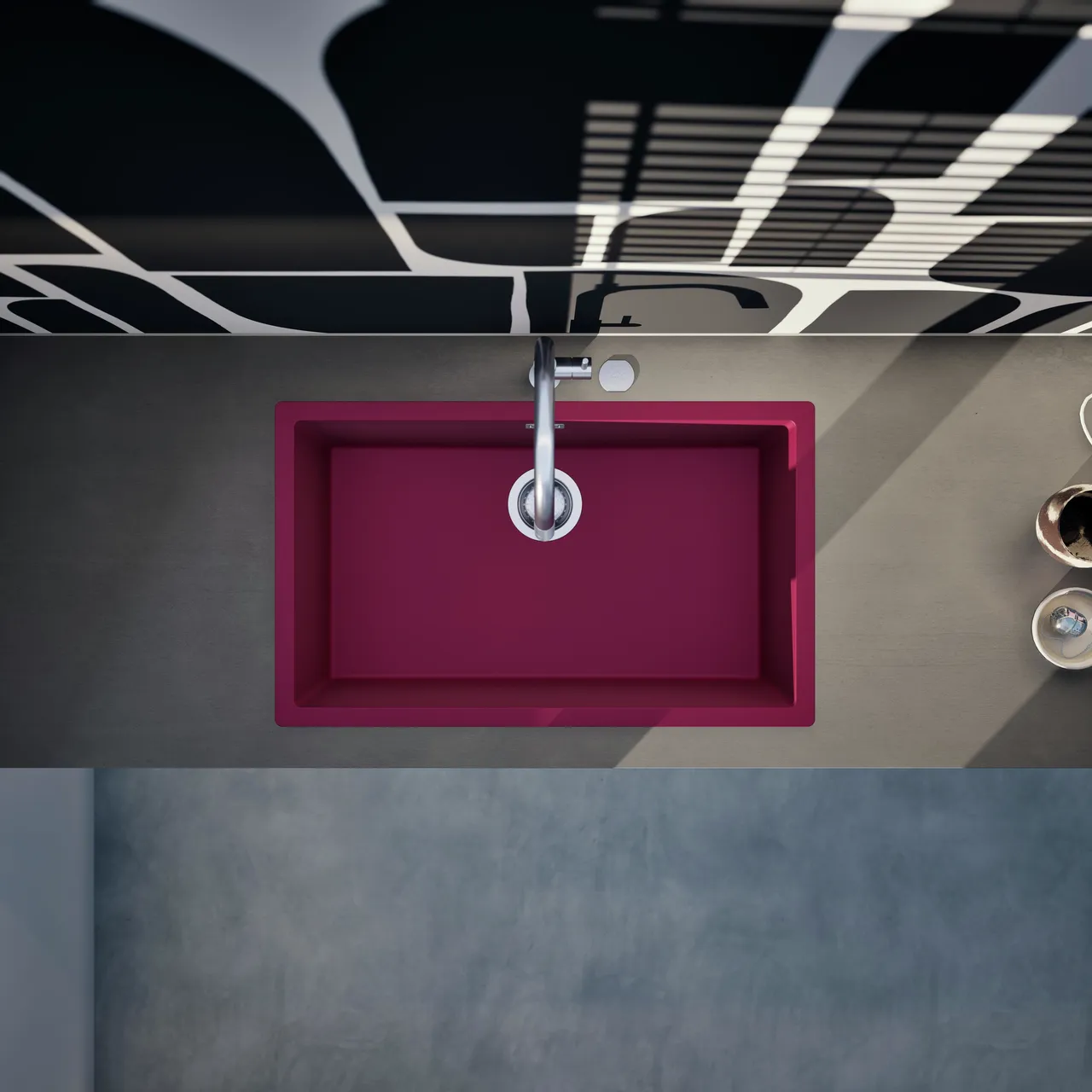 Obrázek Dřez KAIA N-100XL Berry horní uložení