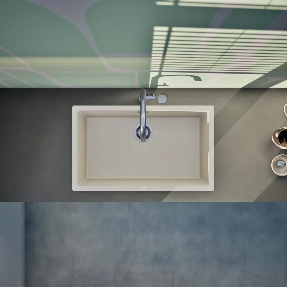 Obrázek Dřez KAIA N-100XL Magnolia horní uložení