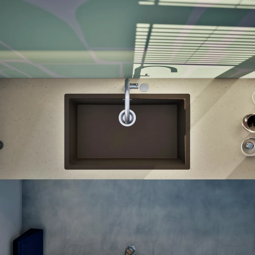 Obrázek Dřez KAIA N-100XL Bronze do roviny