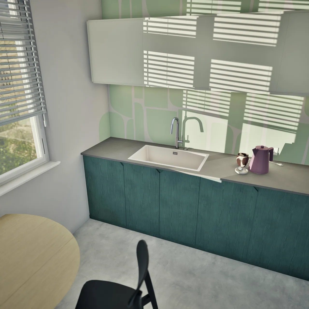 Obrázek Dřez KAIA N-100XL Magnolia do roviny