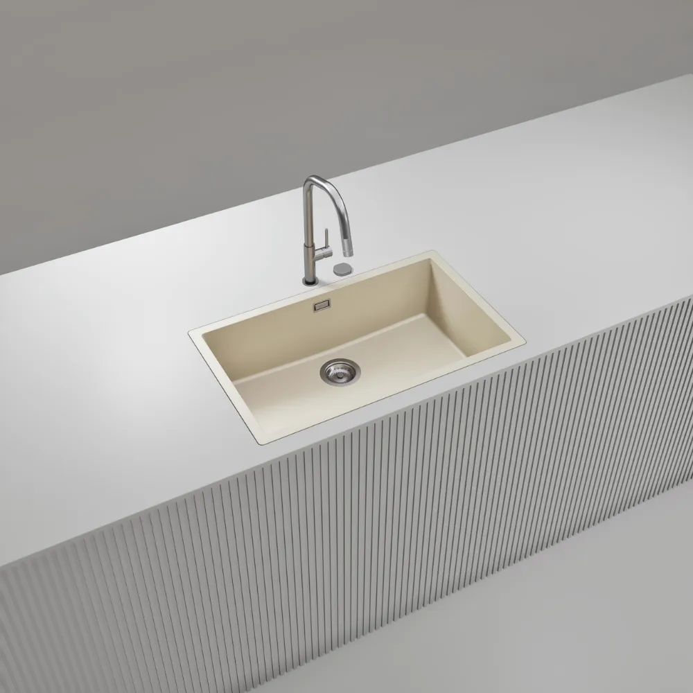 Obrázek Dřez KAIA N-100XL Magnolia do roviny