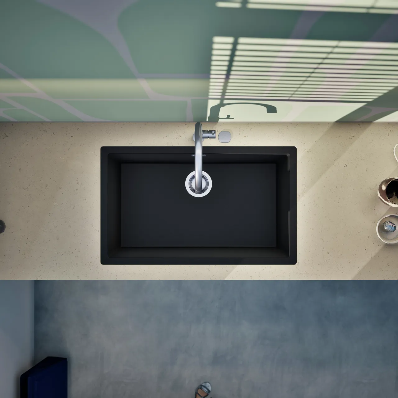 Obrázek Dřez KAIA N-100XL Puro do roviny