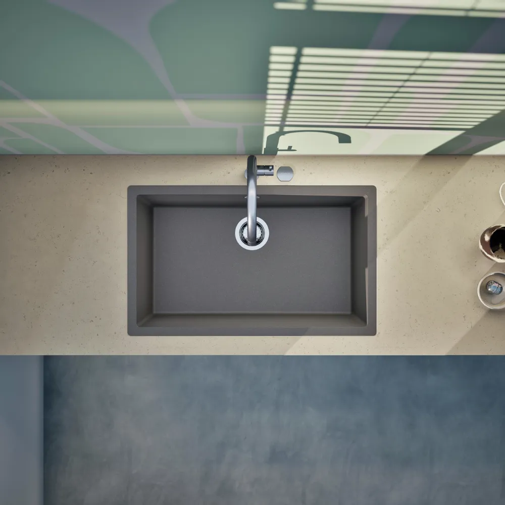 Obrázek Dřez KAIA N-100XL Silverstone do roviny