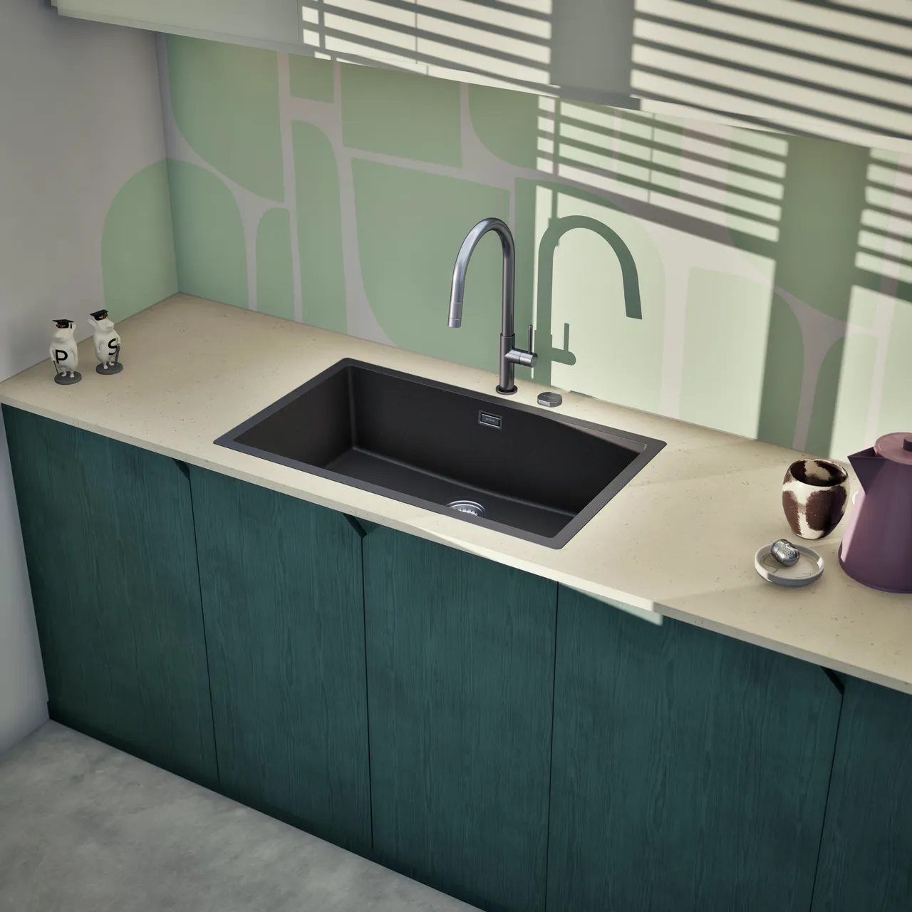 Obrázek Dřez KAIA N-100XL Stone do roviny