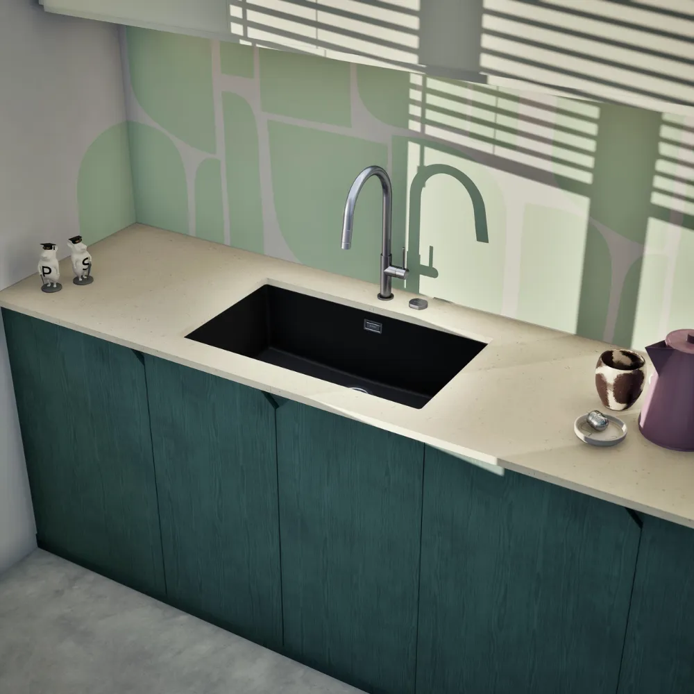 Obrázek Dřez KAIA N-100XL Magma spodní uložení