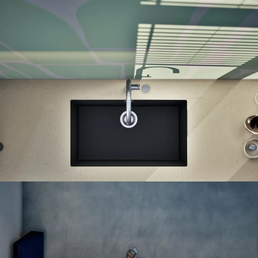 Obrázek Dřez KAIA N-100XL Magma spodní uložení