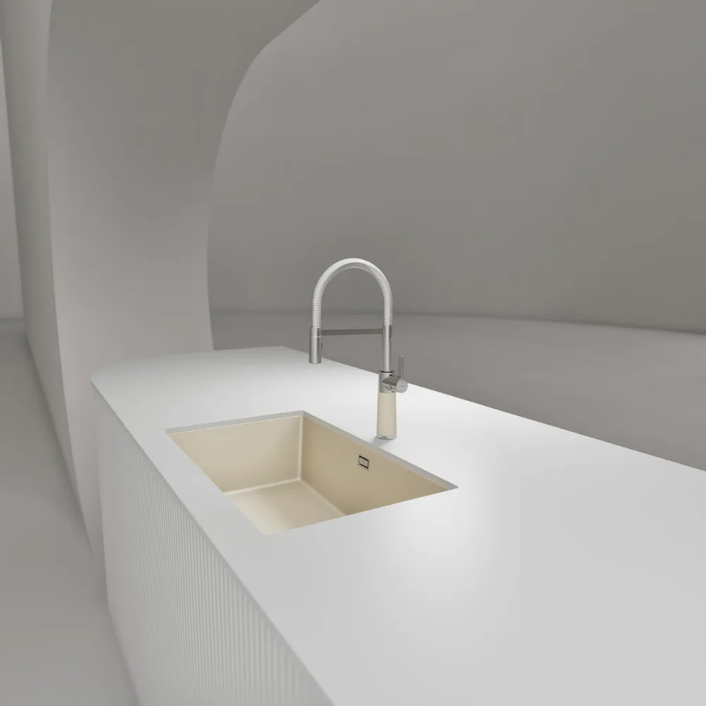 Obrázek Dřez KAIA N-100XL Magnolia spodní uložení