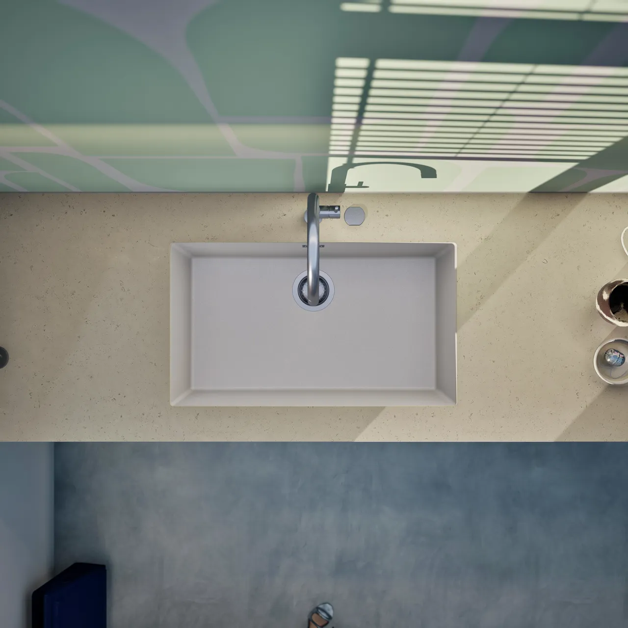 Obrázek Dřez KAIA N-100XL Polaris spodní uložení