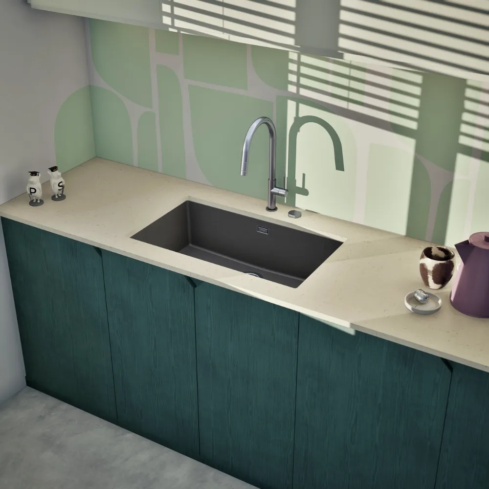 Obrázek Dřez KAIA N-100XL Silverstone spodní uložení