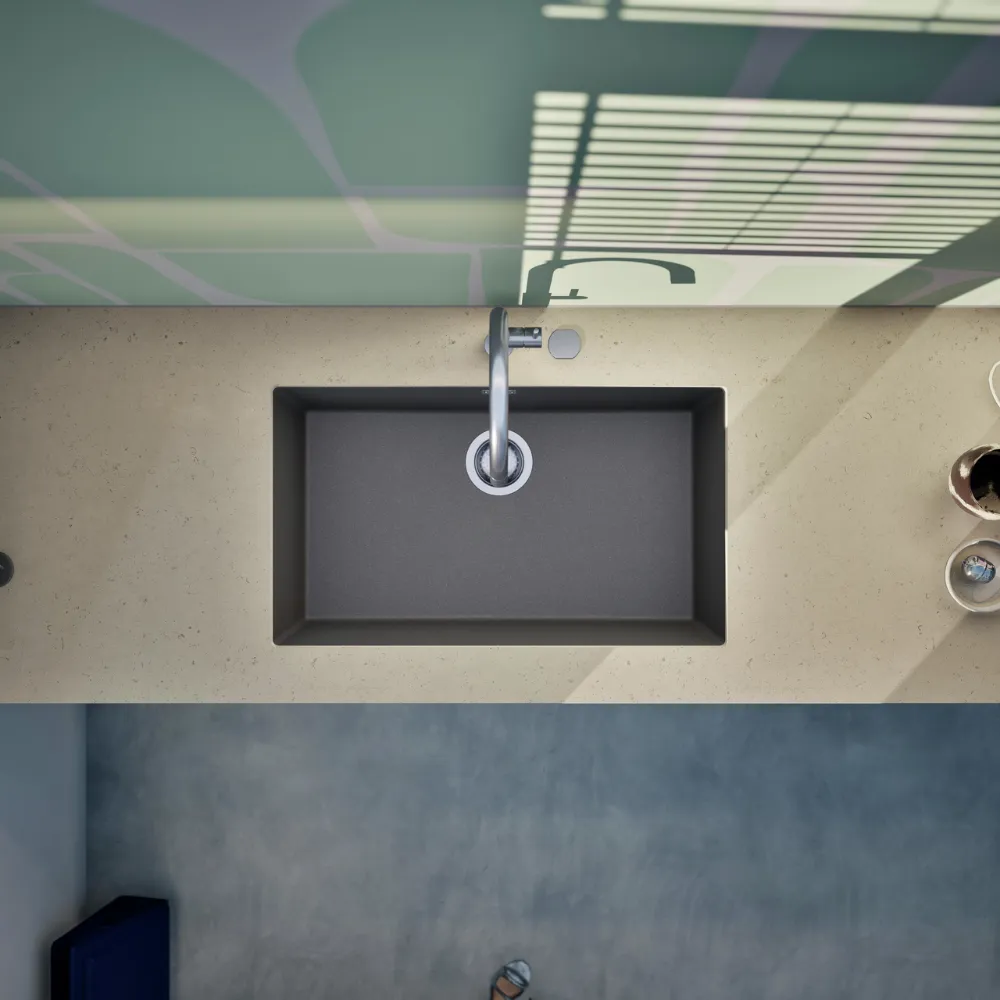 Obrázek Dřez KAIA N-100XL Silverstone spodní uložení