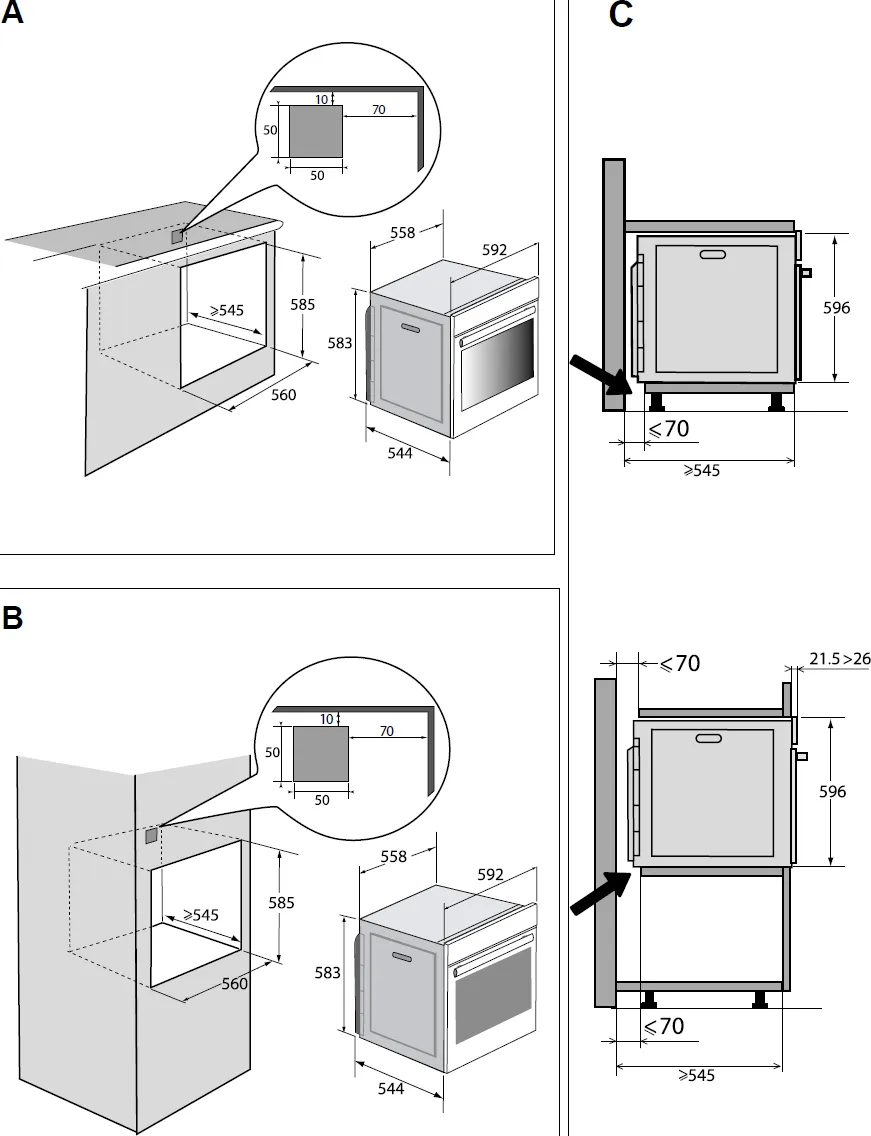 Obrázek Trouba DOP4335H