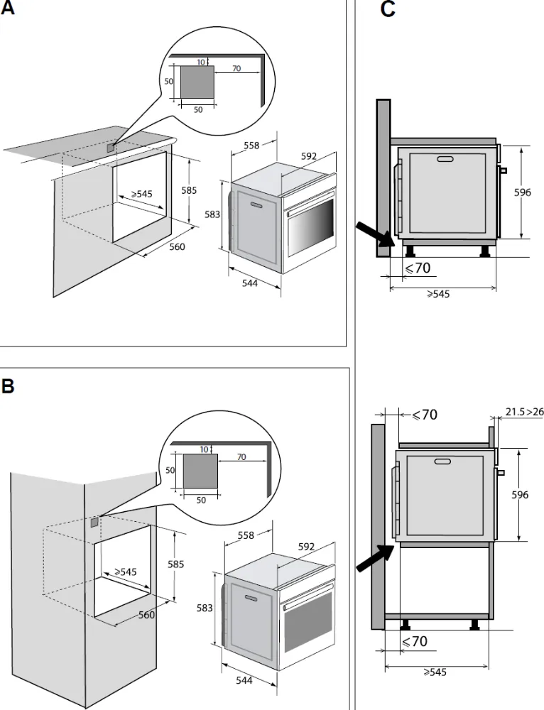 Obrázek Trouba DOP4335H