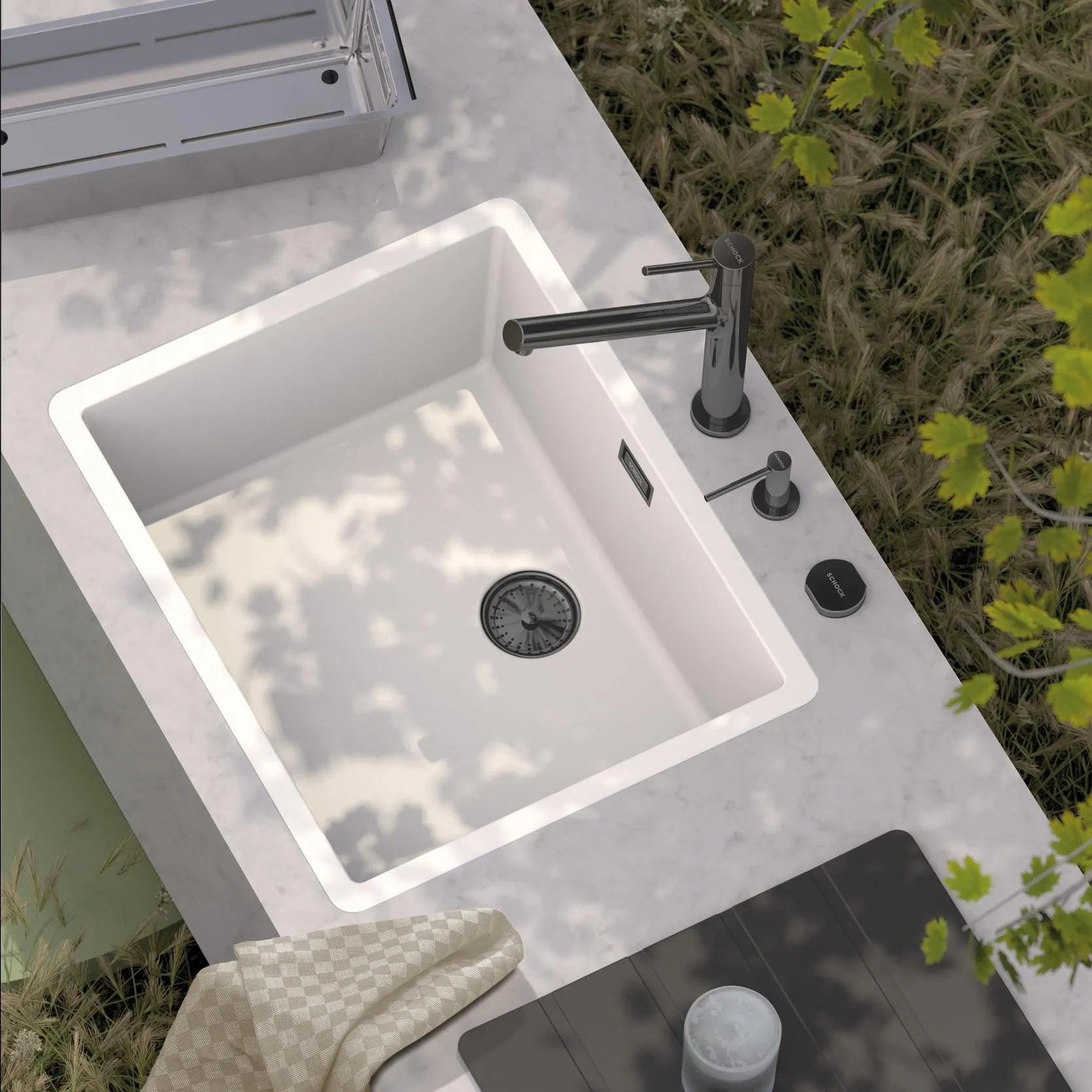Obrázek Viditelné části v barevném provedení Gunmetal brushed / 400075GUB
