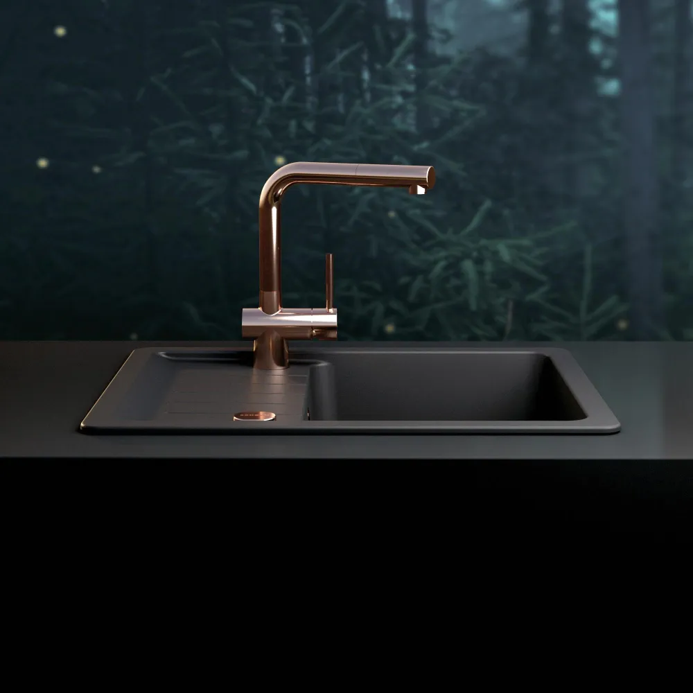 Obrázek Viditelné části v barevném provedení Copper brushed / 400075COB