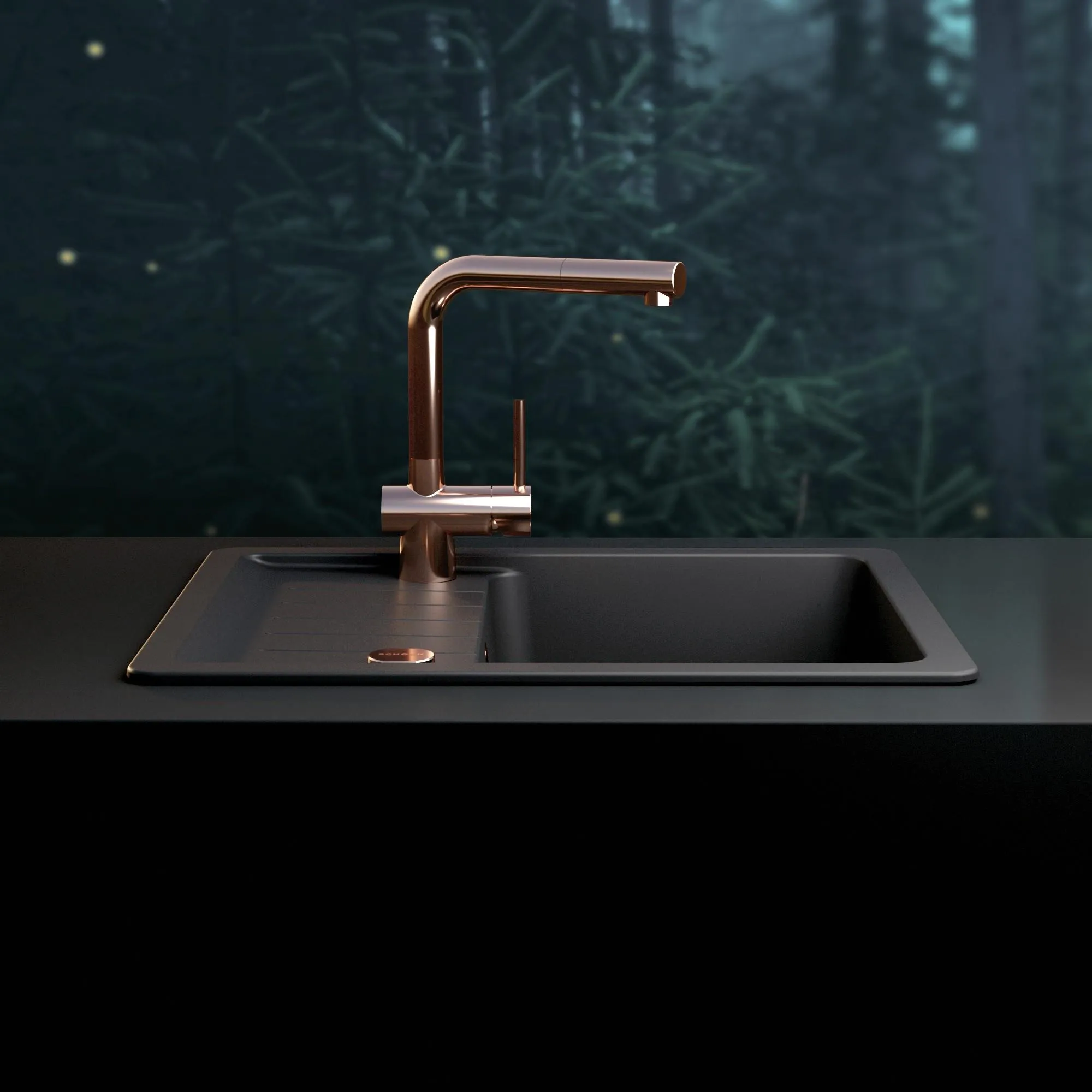 Obrázek Viditelné části v barevném provedení Copper brushed / 400055COB