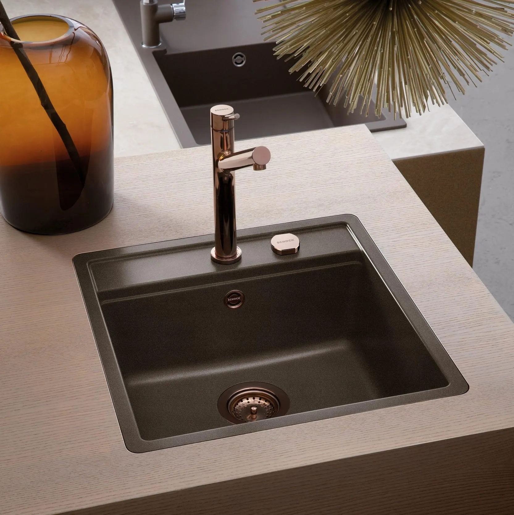 Obrázek Viditelné části v barevném provedení Copper brushed / 400055COB