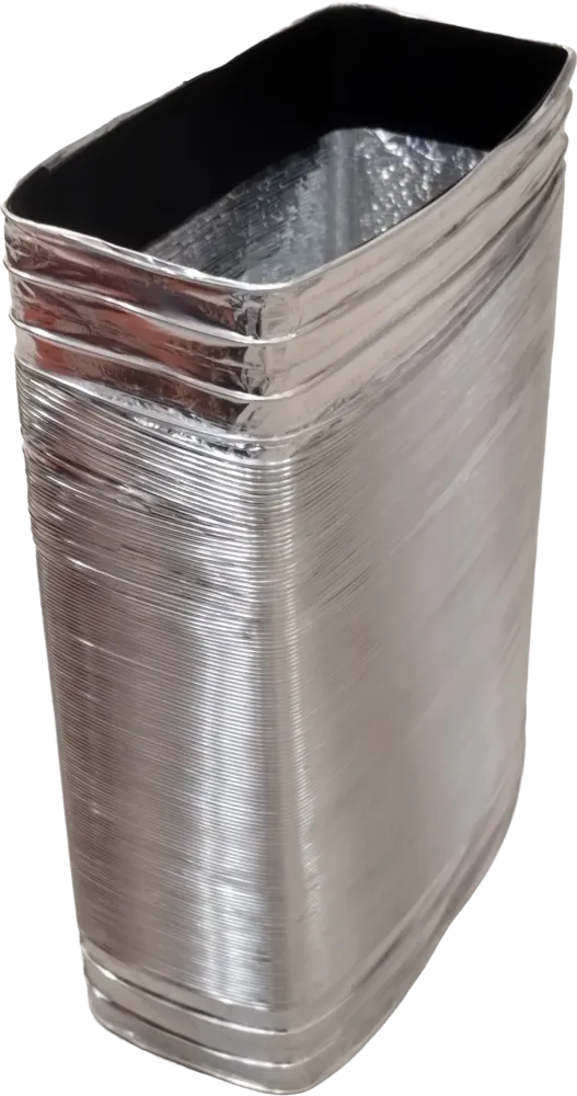 Obrázek Flex potrubí KVSD112, 190x75 mm, hliník, 0,3-2 m